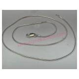 Sterling Silver 18in Snake Chain 4.1g
