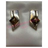 Baltic Amber Sterling Silver Earrings