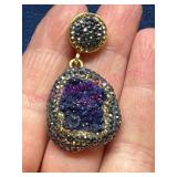 Turkish Gemstone Sterling Silver Pendant