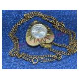 Chateau 1-Jewel Pendant Watch w/ Chain