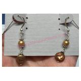 Freshwater Baroque Earrings in Sterling Silver
