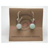 Sterling Silver Amazonite Earrings