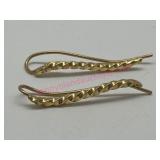 14K Gold Ear Pins 1.2g