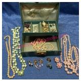 Jewelry Box w/ Costume Jewelry
