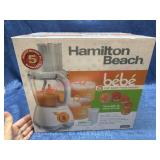 New Hamilton Beach BeBe 5cup Baby Food Maker