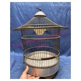 Vtg Metal Birdcage
