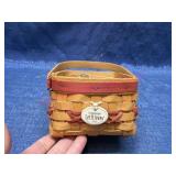 2000 Longaberger Let It Snow Basket