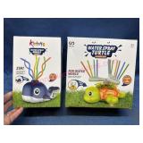 Water Spray Outdoor Toys: Turtle & Whale