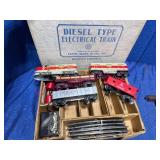 Old Louis Marx Monon Diesel Train w/ Box