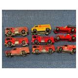 (8) 1970s Hot Wheels Fire Trucks & Ambulance