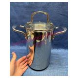 Stainless Steel Pot w/ Lid & Strainer Basket