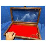 Wooden Display Box w/Glass Lid 11ï¿½20