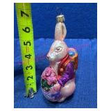 Christopher Radko Bunny Ornament