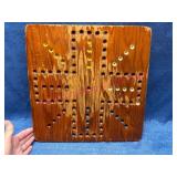 Wooden Chinese Checker Board w/ Marbles