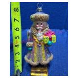 Christopher Radko Glass Nutcracker Ornament