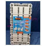 Maxit Light Duty 4-Tier Plastic Shelving