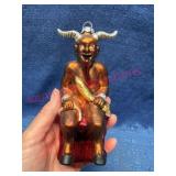 Accoutrements Glass Ornament w/Horns