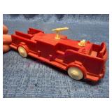 Plasticville USA Fire Truck in Red