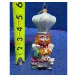 Christopher Radko Glass Chef Ornament