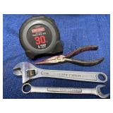 3 Craftsman Tools w/ Tape Measure