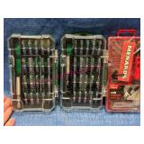 Bit Driver Cases & LED Knife, 3 Total