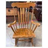 Wood Rocking Chair w/ Spindle Back