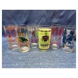 6 Kentucky Derby Logo Glasses