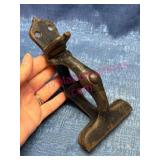 Small Ant. Cast Iron Saw Vise w/Screw Mechanism