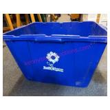 Blue Bloomington Recycle Tub w/Logo