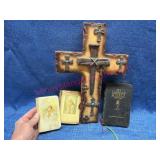 Religious Books & Cross w/Embellishments