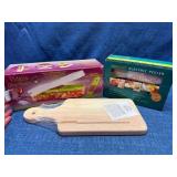 Chop Wizard, Electric Peeler & Bread Board