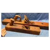 2 Antique Woodworking Hand Planes