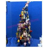 German Christmas Tree w/Decorative Ornaments