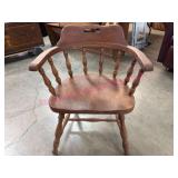 Wooden Armchair w/ Spindle Back