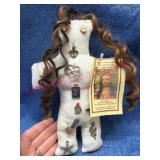 Handmade Voodoo Doll w/ Charms & Hair