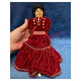 Navajo Handmade Cloth Doll w/ Beads
