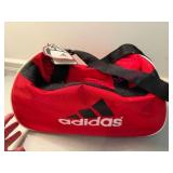 New Adidas Diablo Small Red Duffel Bag w Tags
