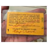 Gene Hackman Autograph Card Hoosier Movie