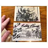 Bobby Plump Signed Milan Postcards