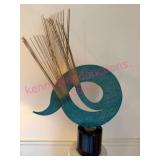 1988 Signed Art Sculpture w/Marble Base