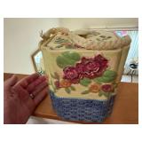 Old Japan Cookie Jar w/Rope Handle