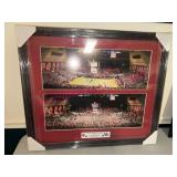 Framed IU vs. UK Basketball Collage
