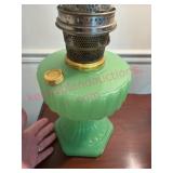 Aladdin Jadeite Model B Oil Lamp