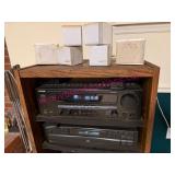 2 Kenwood Stereo Components w/Bose Speakers Set