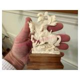 Old Carved Asian Figure on Horse