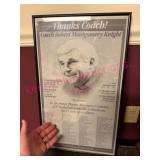 Framed Coach Knight Tribute Poster