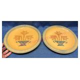 2 Pfaltzgraff USA  America 10in Dinner Plates