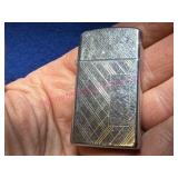 Zippo Metal Lighter w/ Engraved Design