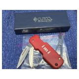 Cutco USA Red Pocket Knife w/Box