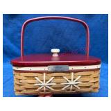 2009 Longaberger Snowflake Cookie Basket